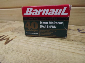 Barnaul 9x18 9mmMak 40er FMJ