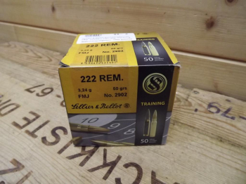 S&B .222Rem FMJ 50er Packung