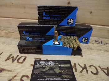 FMJ 8g 124gr 9mmLuger 200Schu