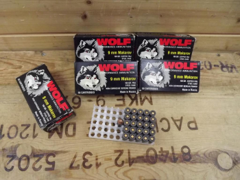 200 Schuss Wolf 9x18