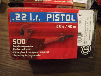 Geco .22lr Pistel 2,6g 500 Stü