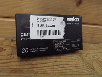 SAKO .222 Rem Gamehead 3,2g
